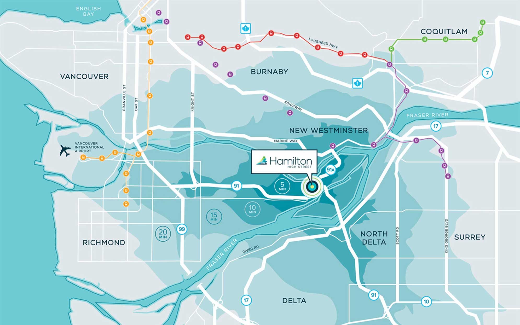 Atrium Health Hamilton location map